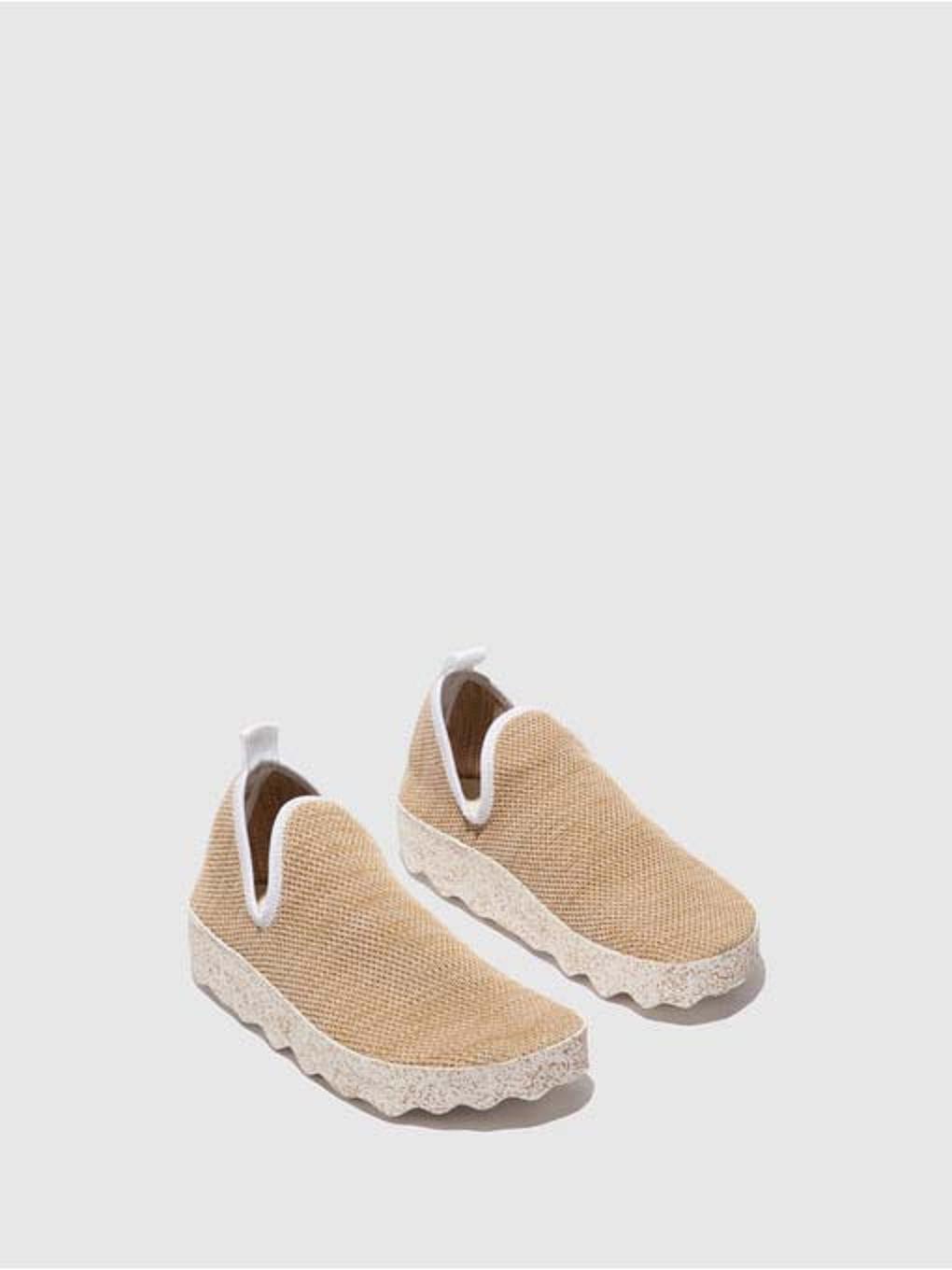 Asportuguesas City Trainers Sand S.Café Knit - Naisten Elasticated Trainers ASPP018796FI Sand